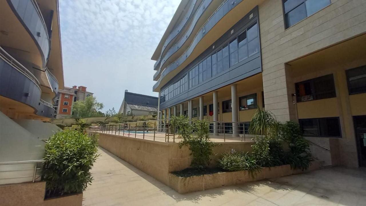 Apartamento En Urbanizacion Con Piscina En Playa De Silgar Sanxenxo Exterior photo